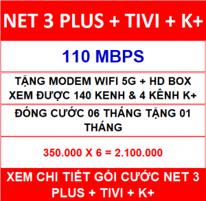 Combo Net 3 Tivi K+ 06 Th