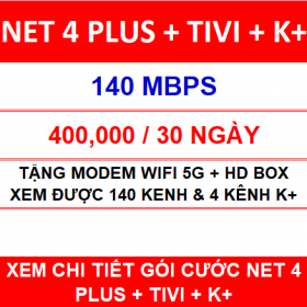 Combo Net 4 Tivi K+
