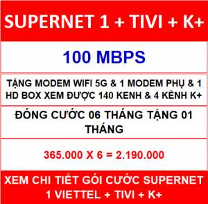 Supernet 1 + Tivi + K+ 06 Th