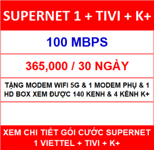 Supernet 1 + Tivi + K+