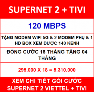 Supernet 2 + Tivi + 18 Th