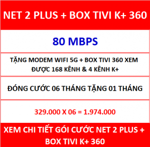 Net 2 Plus Box Tivi K+ 360 06 Th