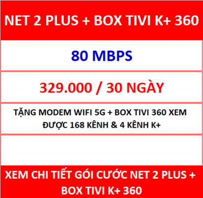 Net 2 Plus Box Tivi K+ 360