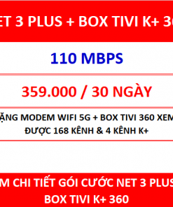 Net 3 Plus Box Tivi K+ 360