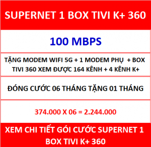 Supernet 1 Box Tivi K+ 360 06 Th