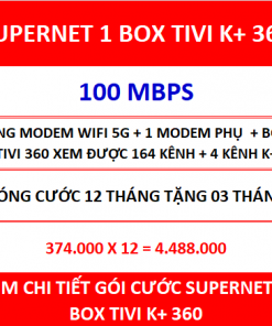 Supernet 1 Box Tivi K+ 360 12 Th