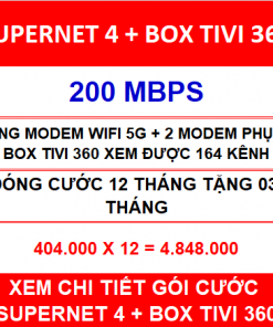 Supernet 4 Box Tivi 360 12 Th