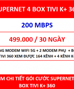 Supernet 4 Box Tivi K+ 360