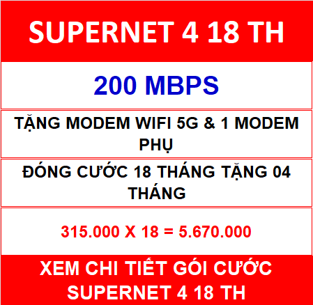 Supernet 4 Viettel 1 Home Wifi 18 Th
