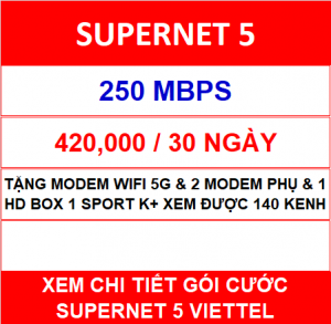 Supernet 5 Viettel 2 Home Wifi