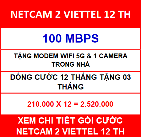 Netcam 2 Viettel 2 Camera 12 Th