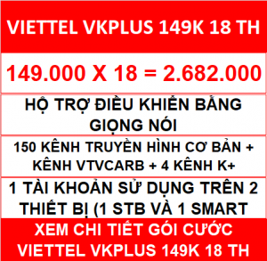 Viettel Vkplus 149k 18 Th